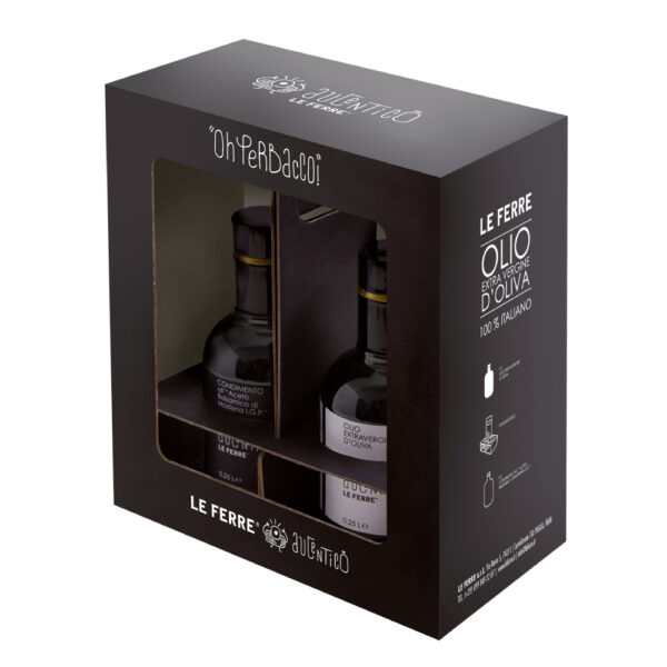 Duo Pack of Extra Virgin Olive Oil and Balsamic Vinegar