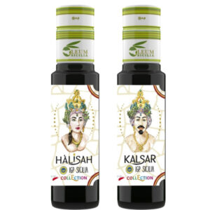 Collection Halisah and Kalsar Extra Virgin Olive Oil from Italy (100 ml each one)