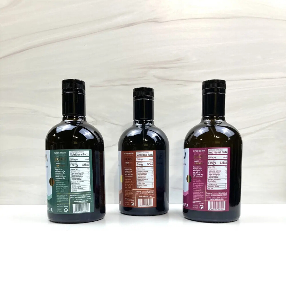 Aureams Triple Pack Extra Virgin Olive Oil Picual Arbequina 1