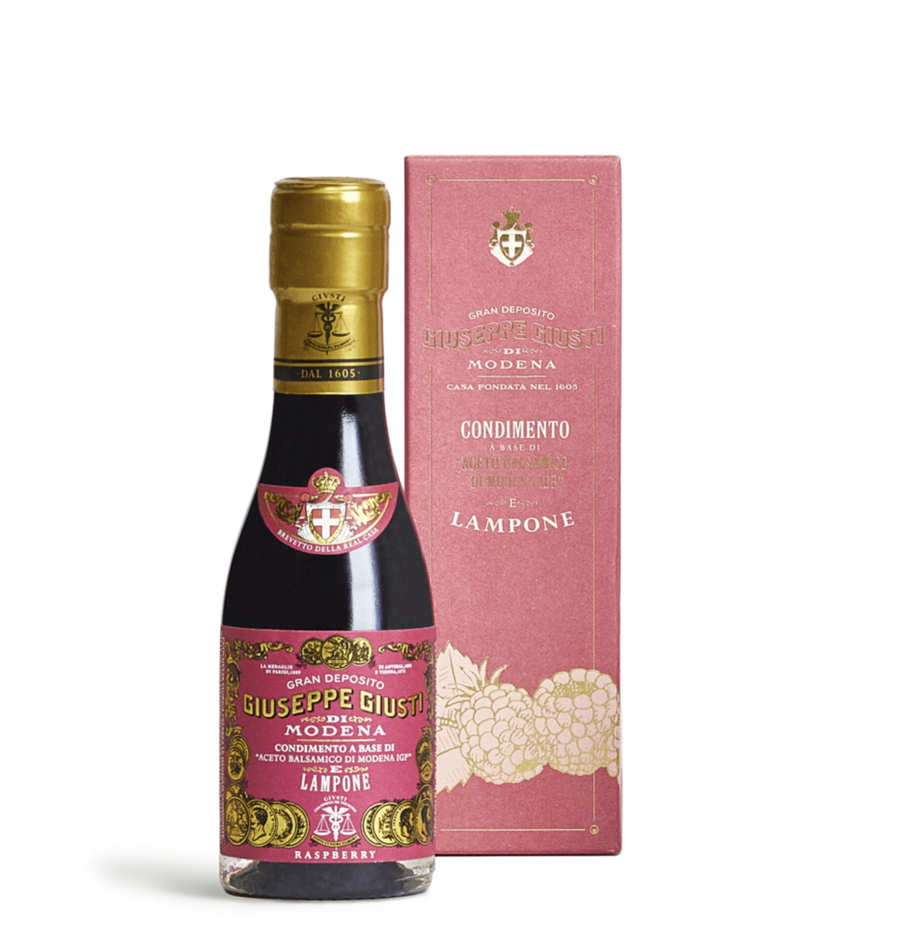 Giuseppe Giusti Gift Box with Balsamic Vinegar of Modena PGI and Raspberry